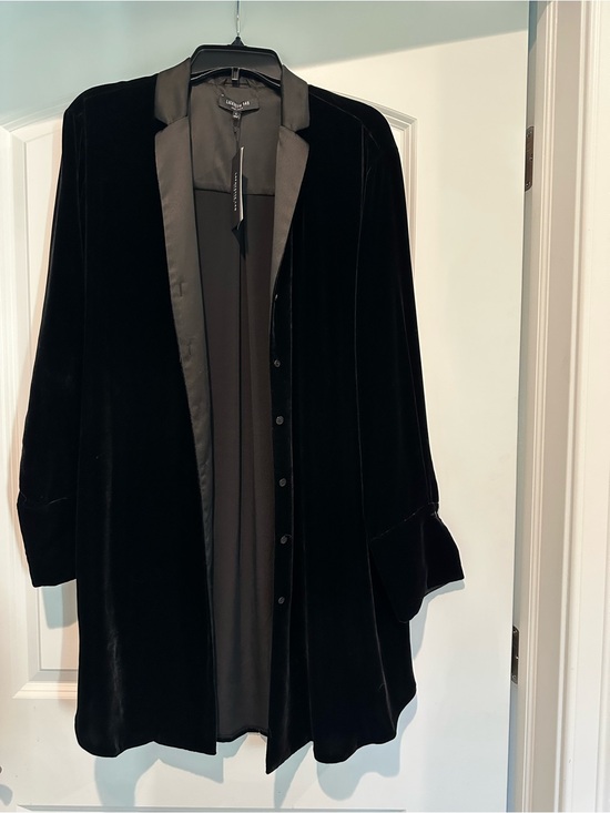 Lafayette 148 New York Jackets & Blazers - NWT LAFAYETTE 148  SZ L WOMEN's long blazer/jacket. Black $548 retail